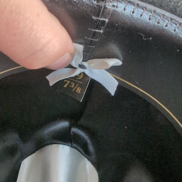 MHT Westerns Black 3X Beaver Blend Cowboy Hat – Men’s 7 3/8 - Picture 7 of 9